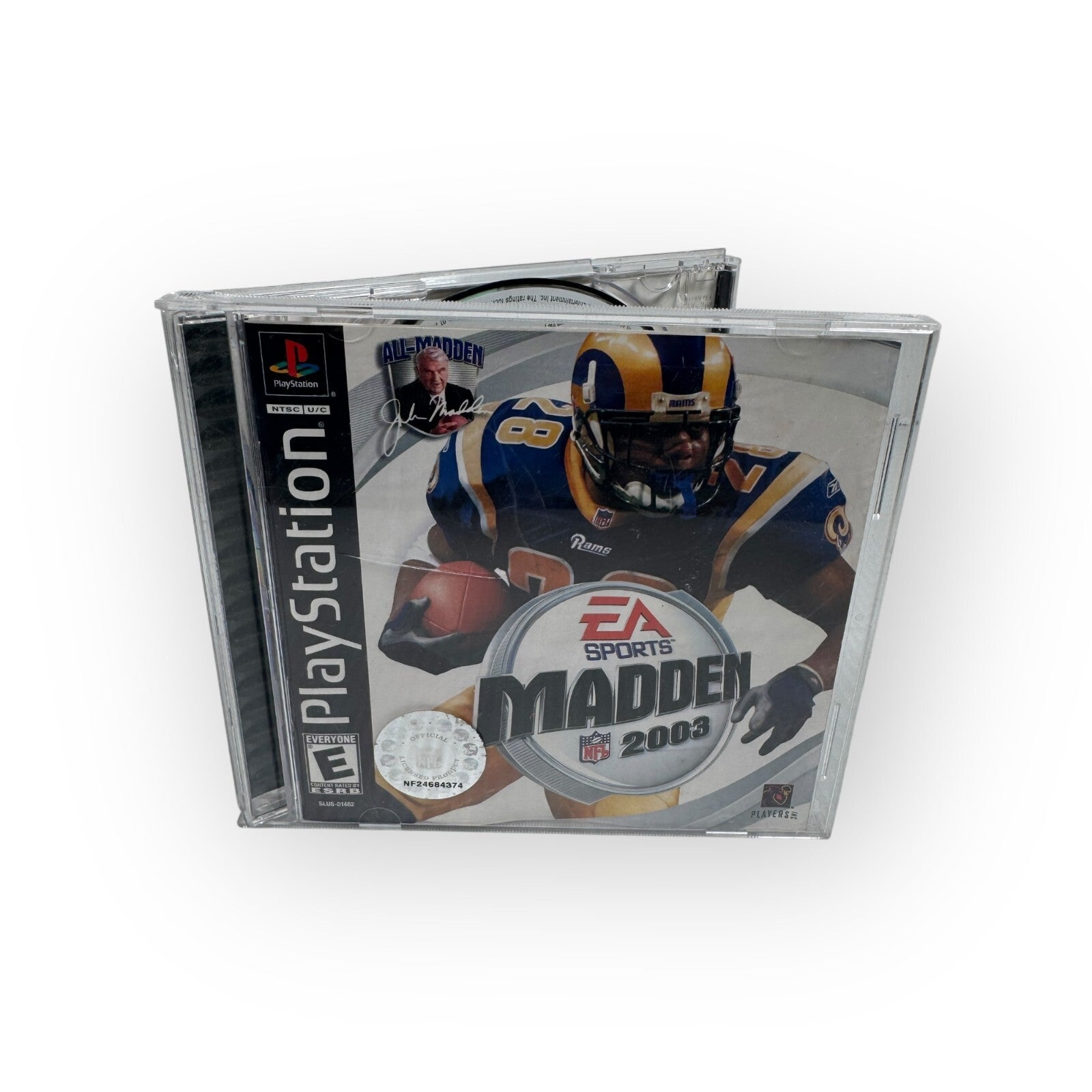 Madden 2003 EA Sports Playstation 1 Football Game Complete CIB Black Label