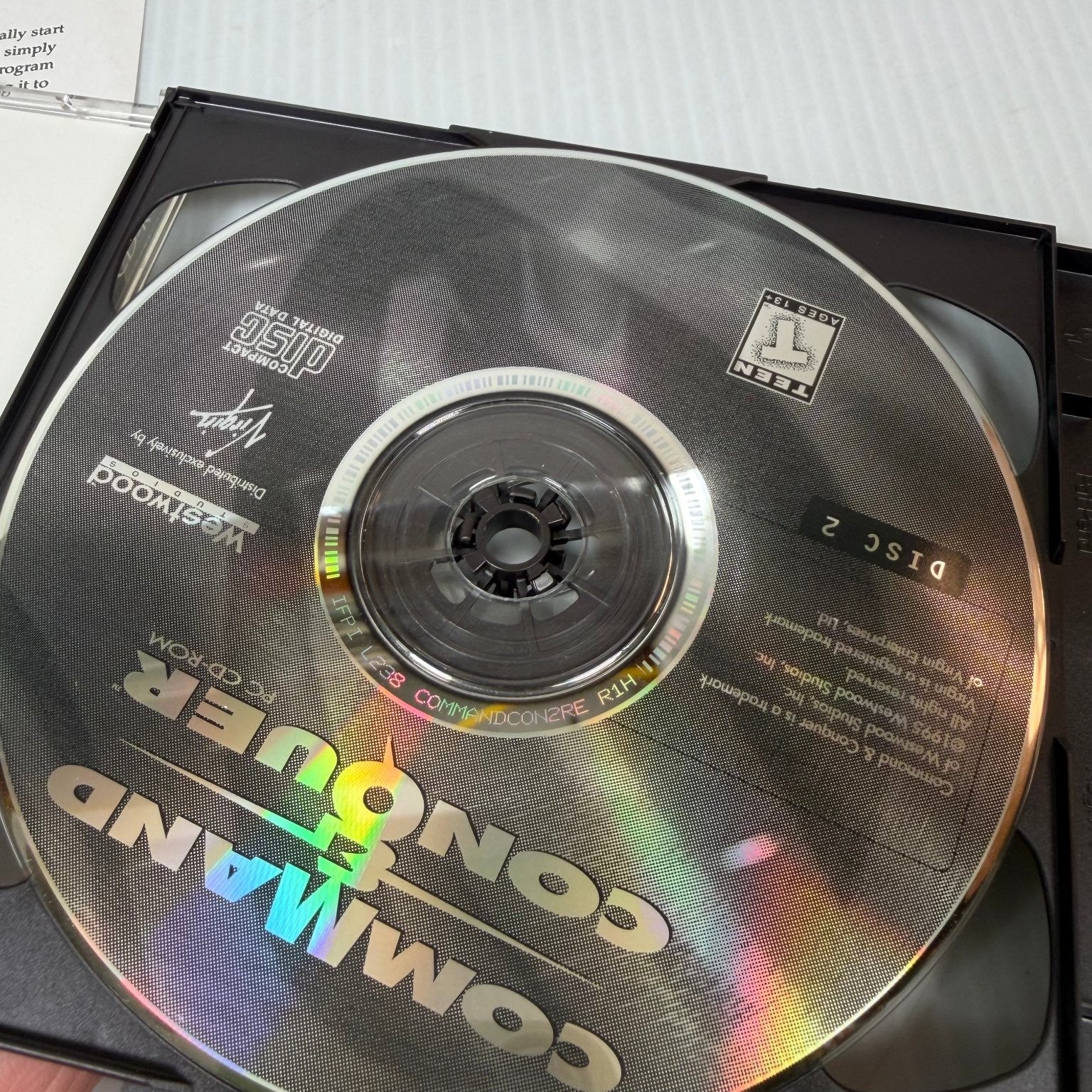 Command & Conquer Big Box PC CD-ROM Video Game Real-Time Strategy RTS Complete