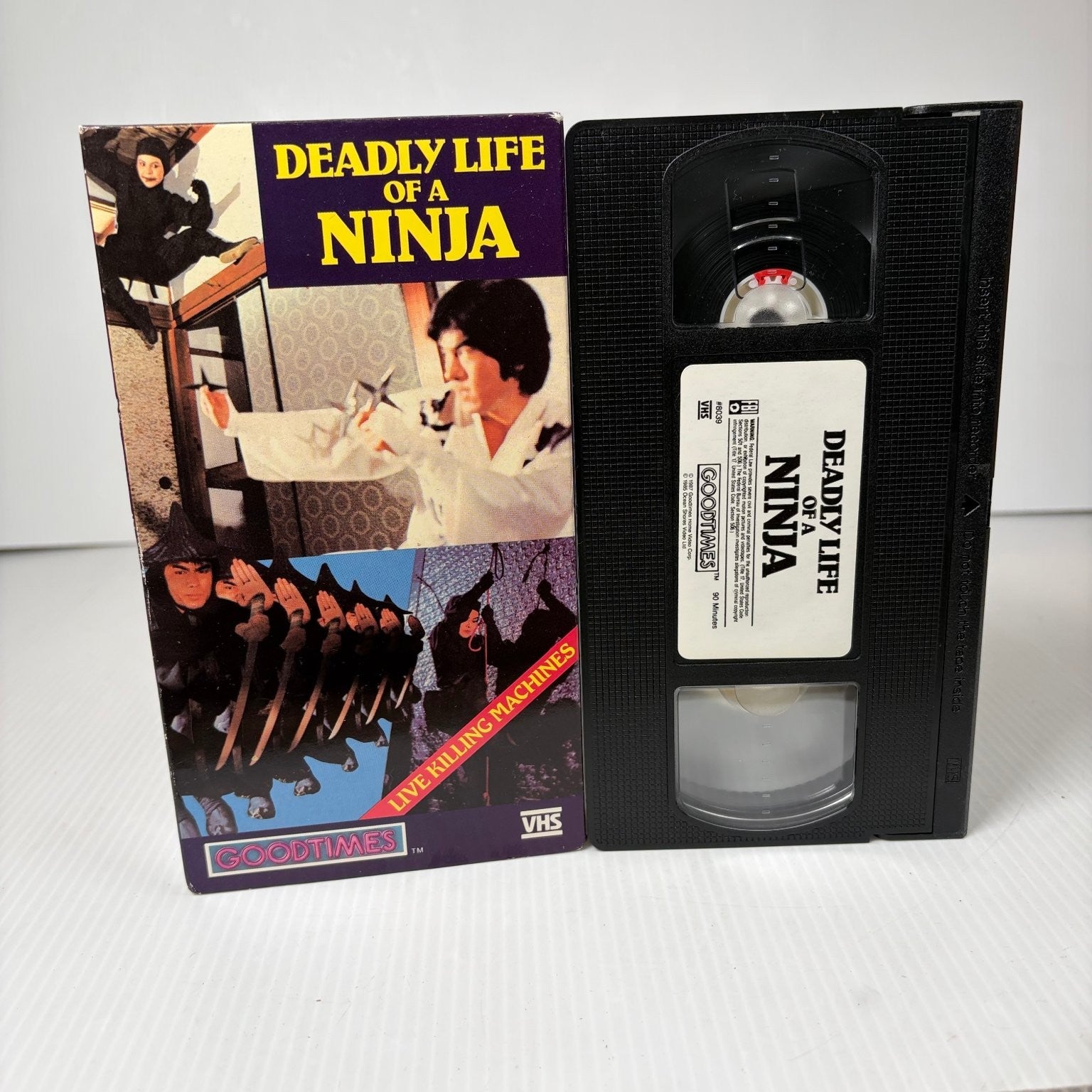 Deadly Life of a Ninja VHS 1987 Action Martial Arts Goodtimes Home Video