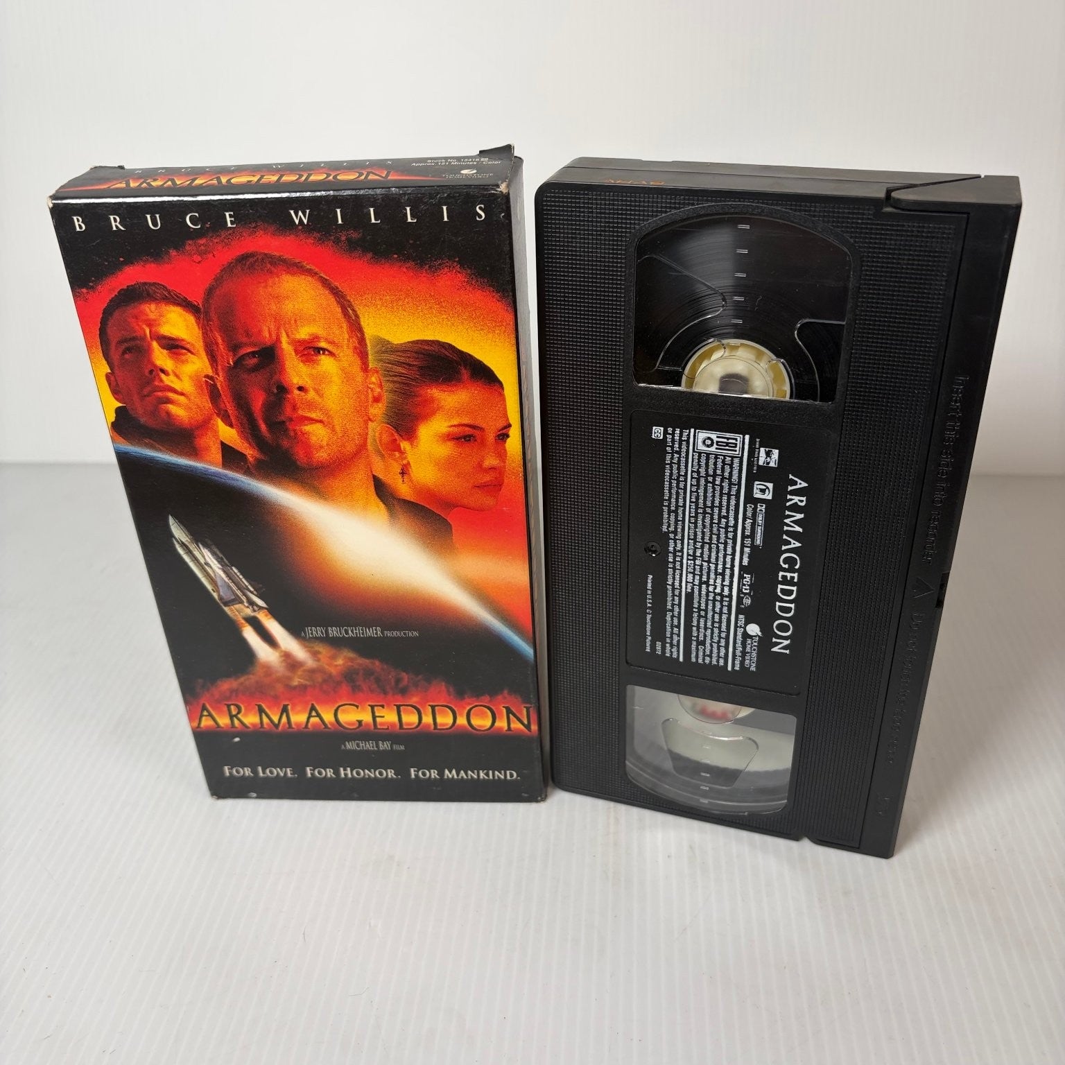 Armageddon VHS 1998 Action Sci-Fi Thriller Touchstone Pictures