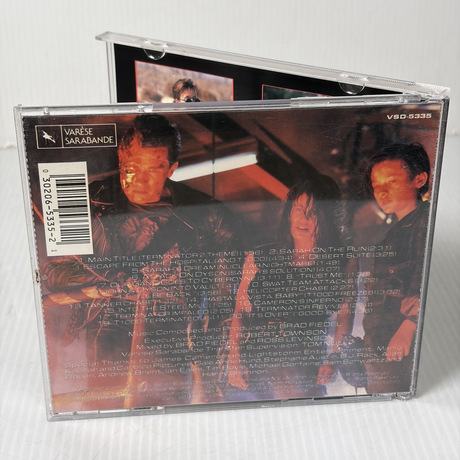 Terminator 2 Judgment Day Original Motion Picture Soundtrack CD Brad Fiedel 1991