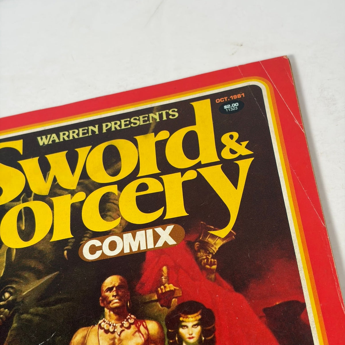 Warren Presents Sword & Sorcery Comix October 1981 Dragonslayer Magazine Fantasy