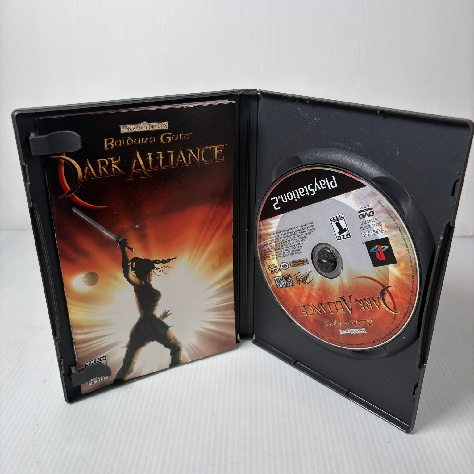 Baldur's Gate: Dark Alliance PlayStation 2 Video Game Action RPG Complete CIB