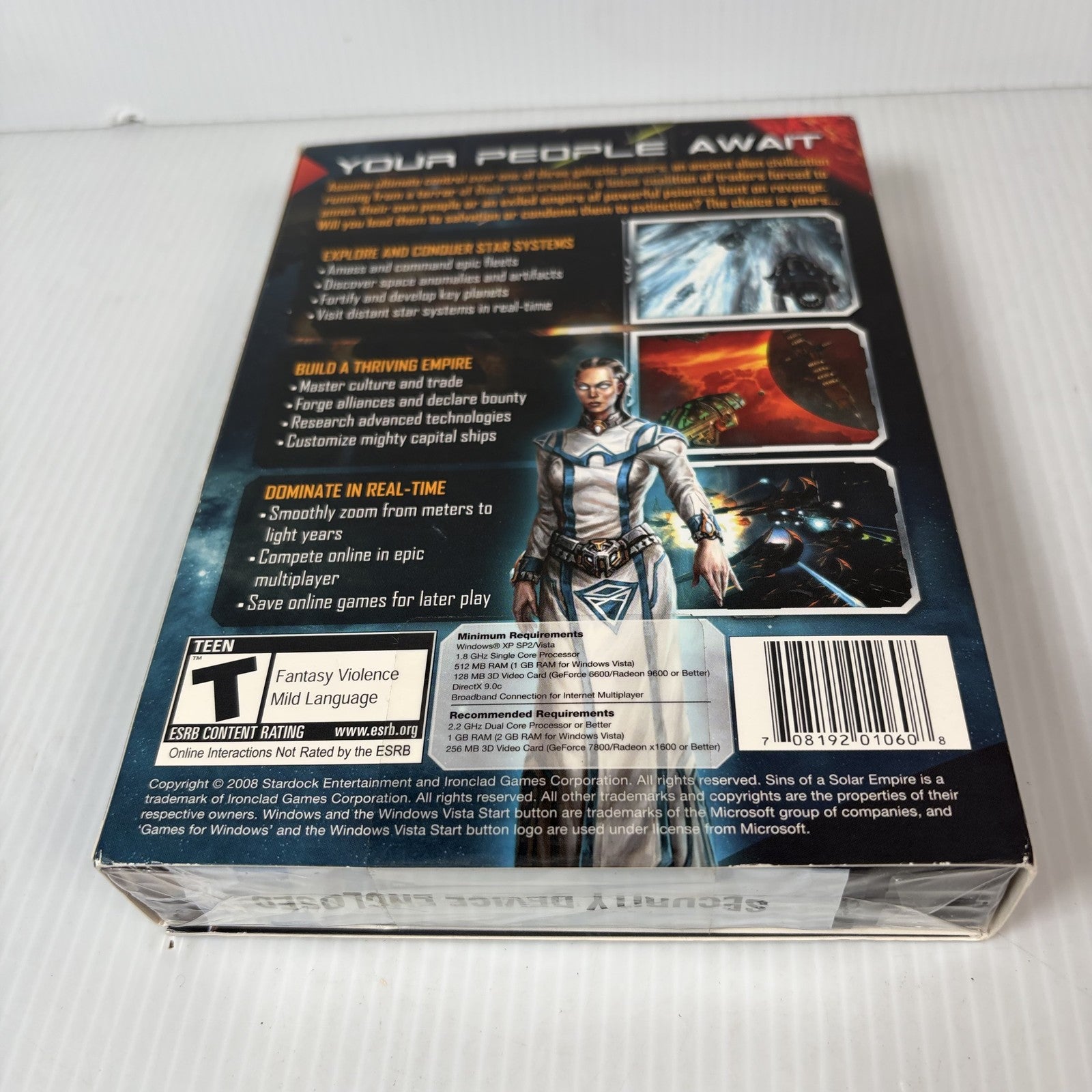 Sins of a Solar Empire PC DVD Game for Windows - Real-Time Strategy