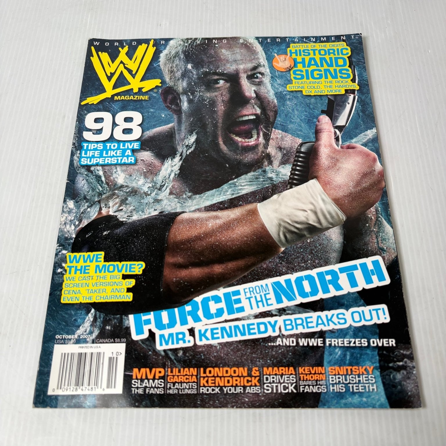 WWE Magazine October 2007 Mr. Kennedy Force From The North Wrestling