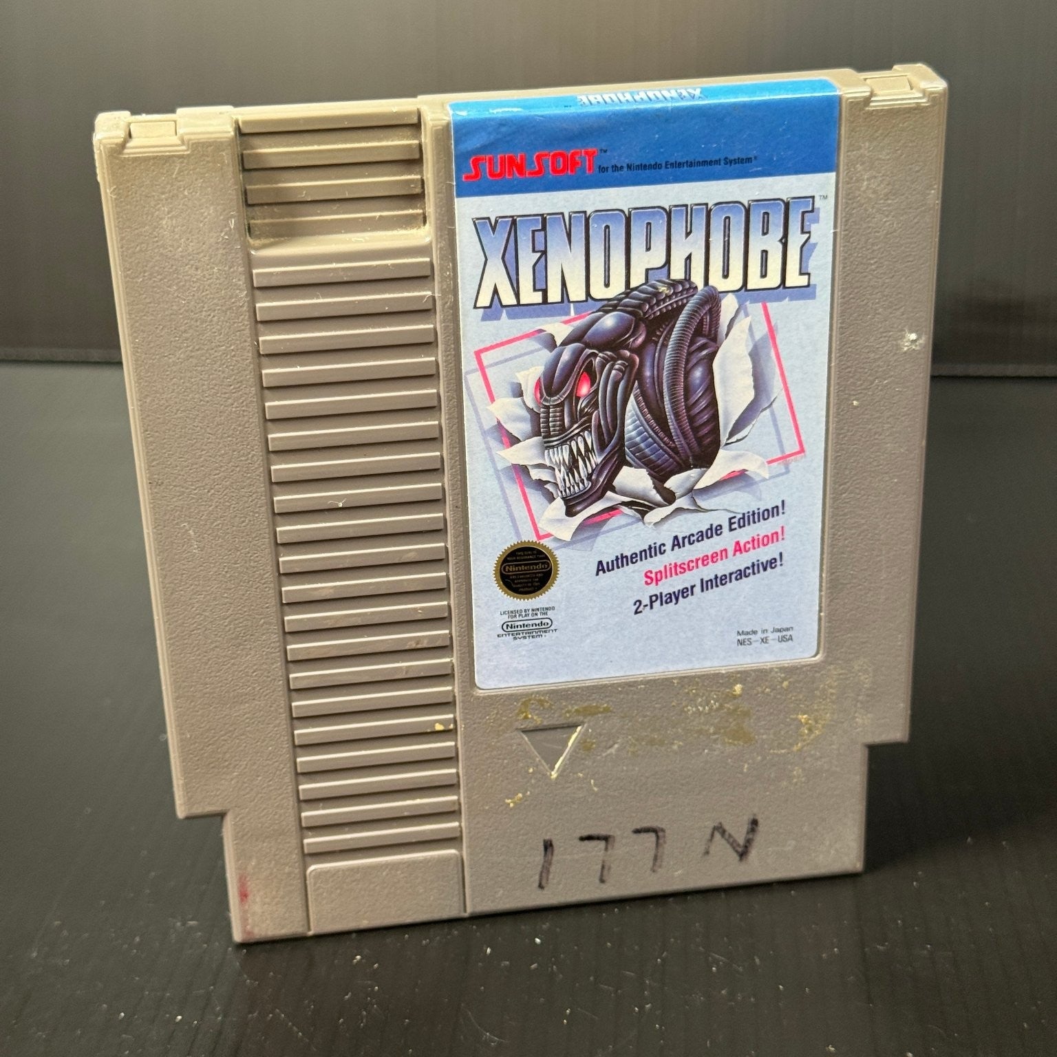 Xenophobe Authentic Arcade Edition NES Nintendo Game 2-Player Cartridge Only