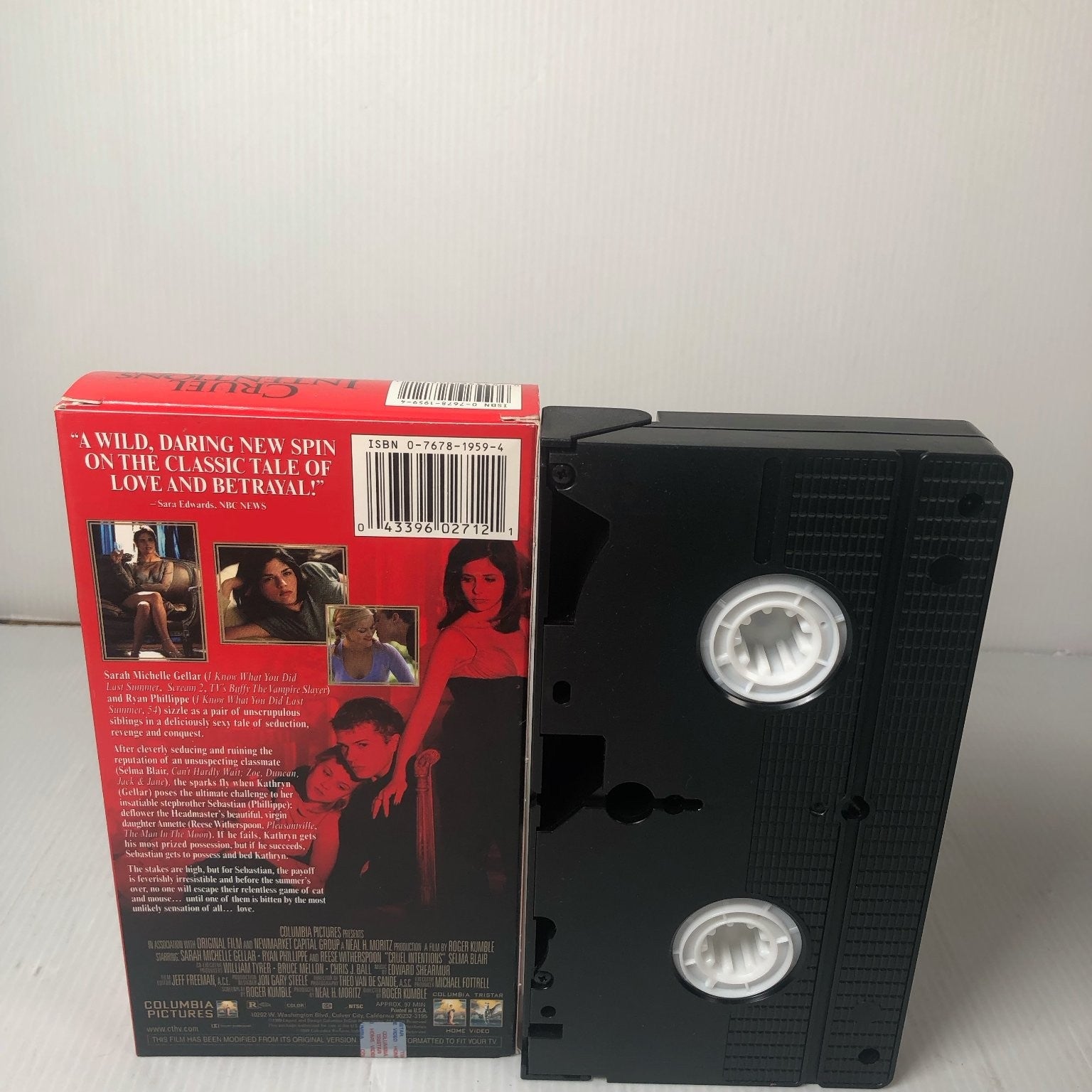Cruel Intentions VHS 1999 Teen Drama Columbia TriStar Home Video