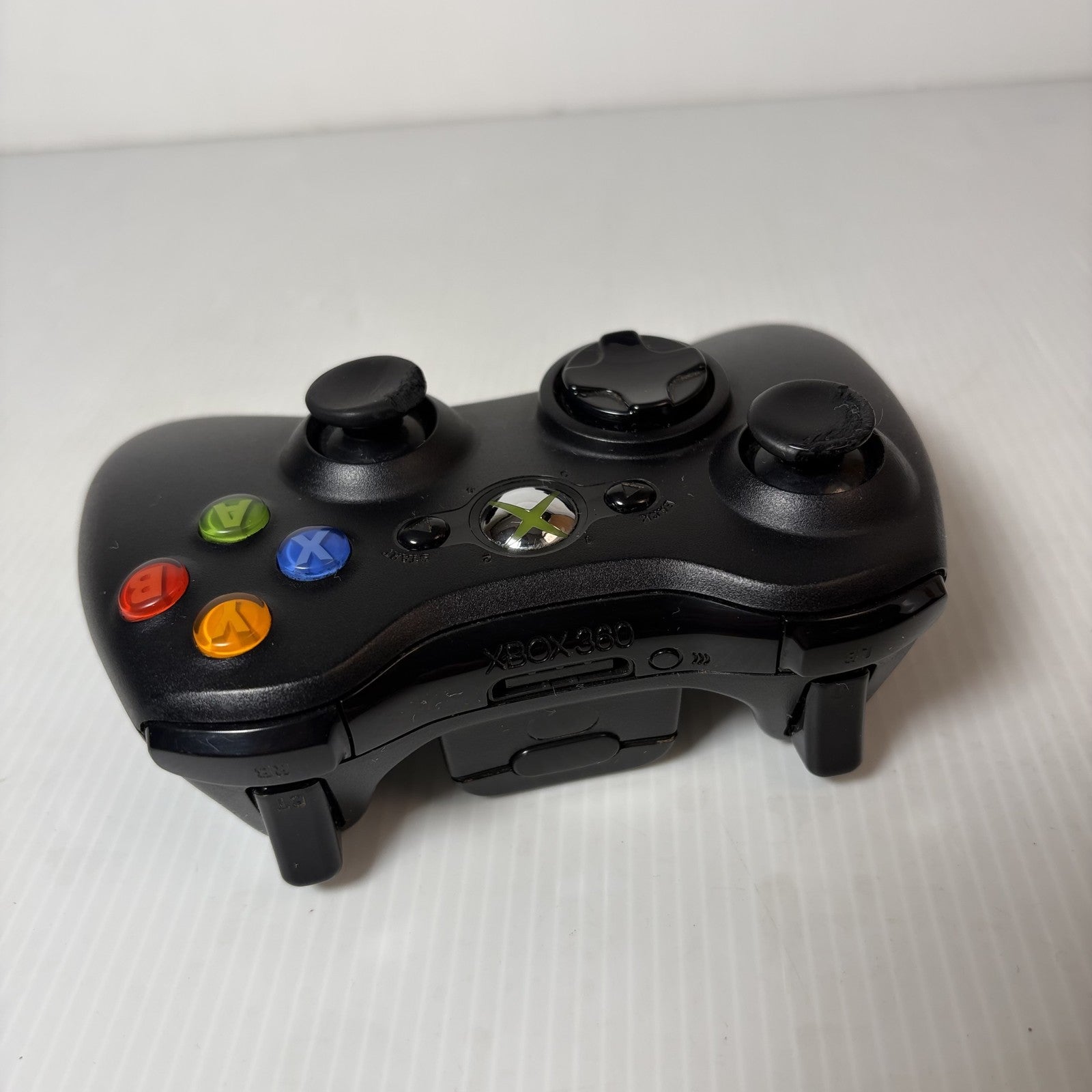 Official Microsoft Xbox 360 Wireless Controller Black Original OEM - C Grade
