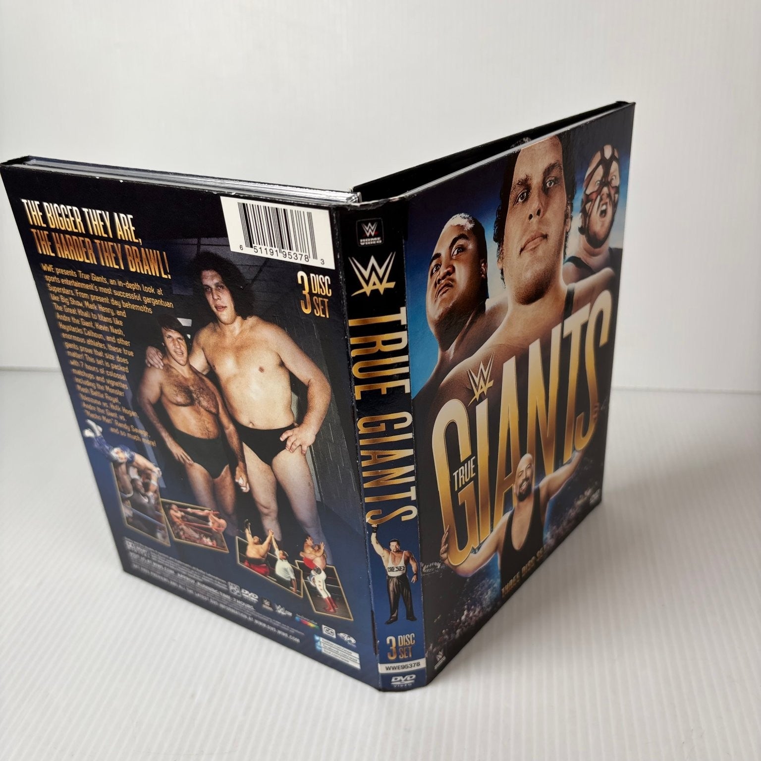 WWE True Giants DVD 2014 3-Disc Set Andre the Giant Big Show Randy Savage