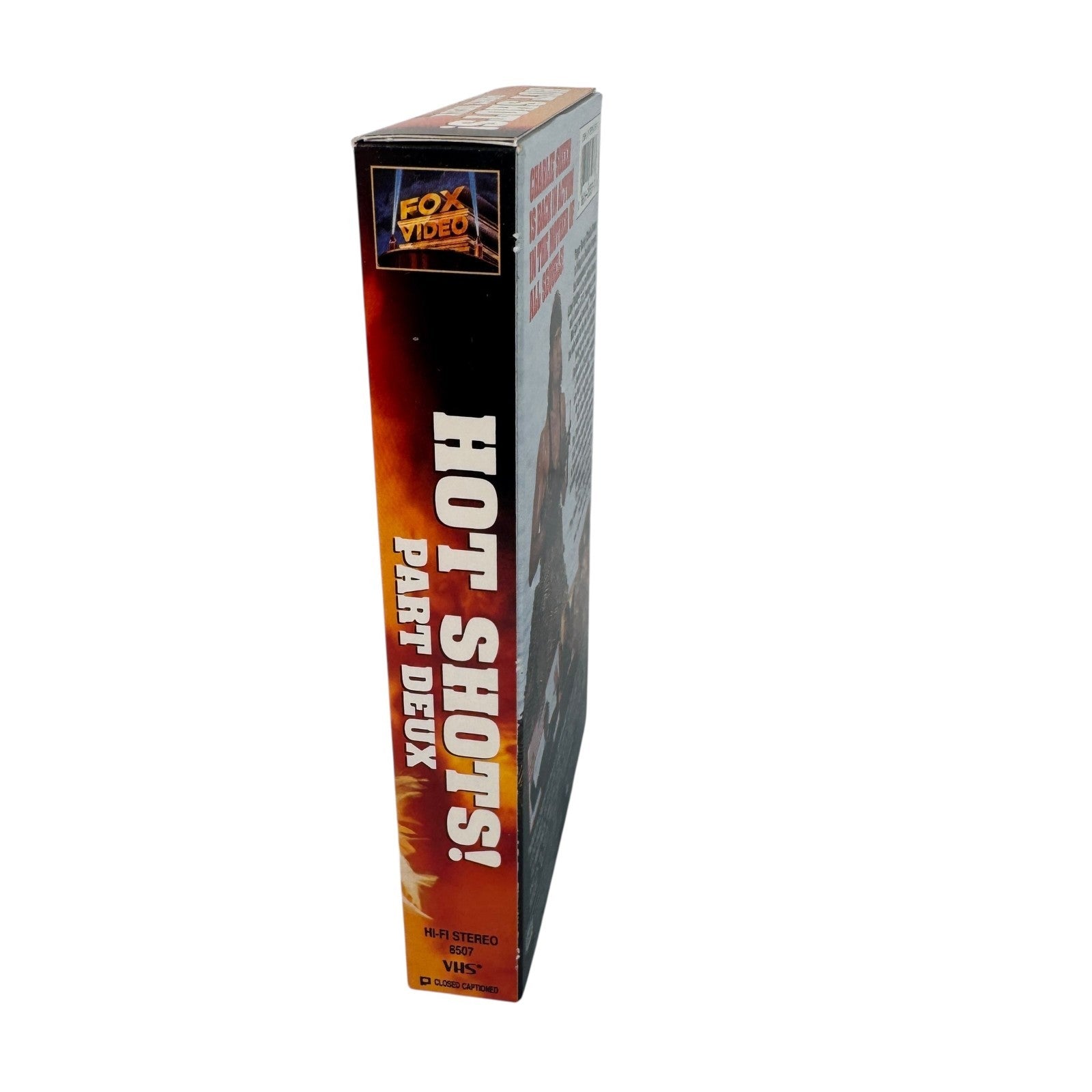 Vintage Hot Shots! Part Deux VHS Starring Charlie Sheen