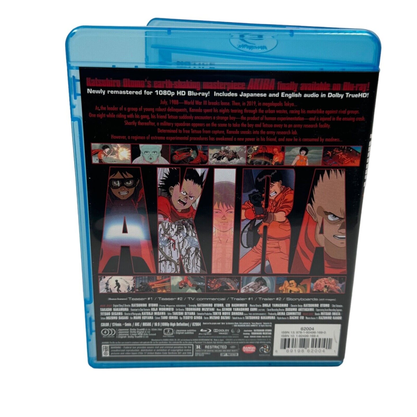 Akira Blu-Ray 1988 Movie w/ Japanese & English Subtitles