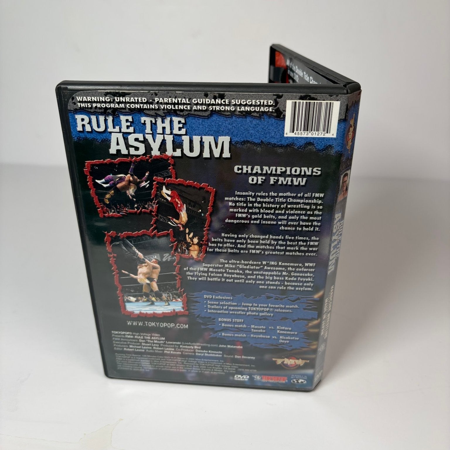 FMW Rule The Asylum Champions of FMW DVD 2003 Hardcore Wrestling Japan