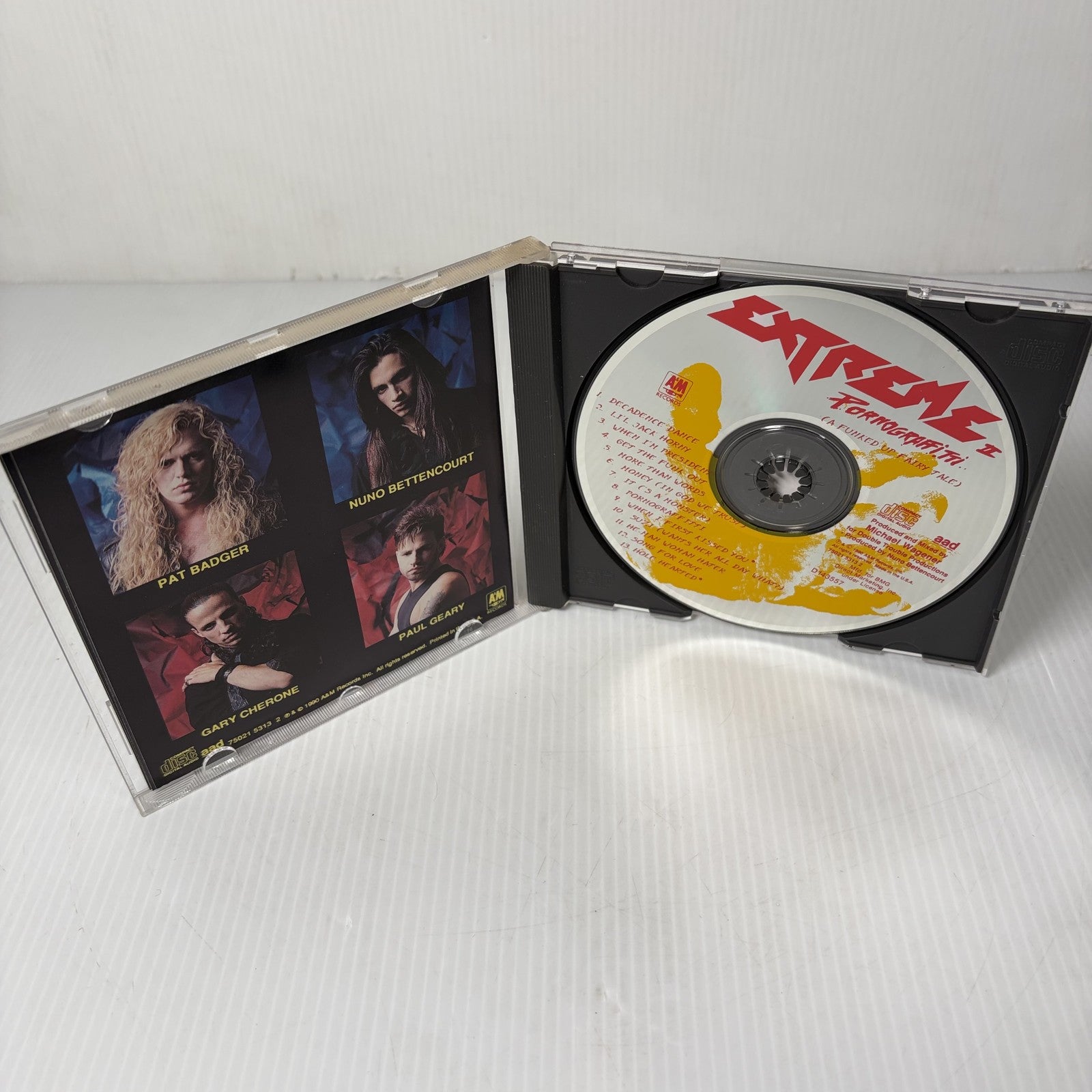 Extreme - Pornograffitti (A Funked Up Fairy Tale) CD 1990 A&M Records Funk Metal