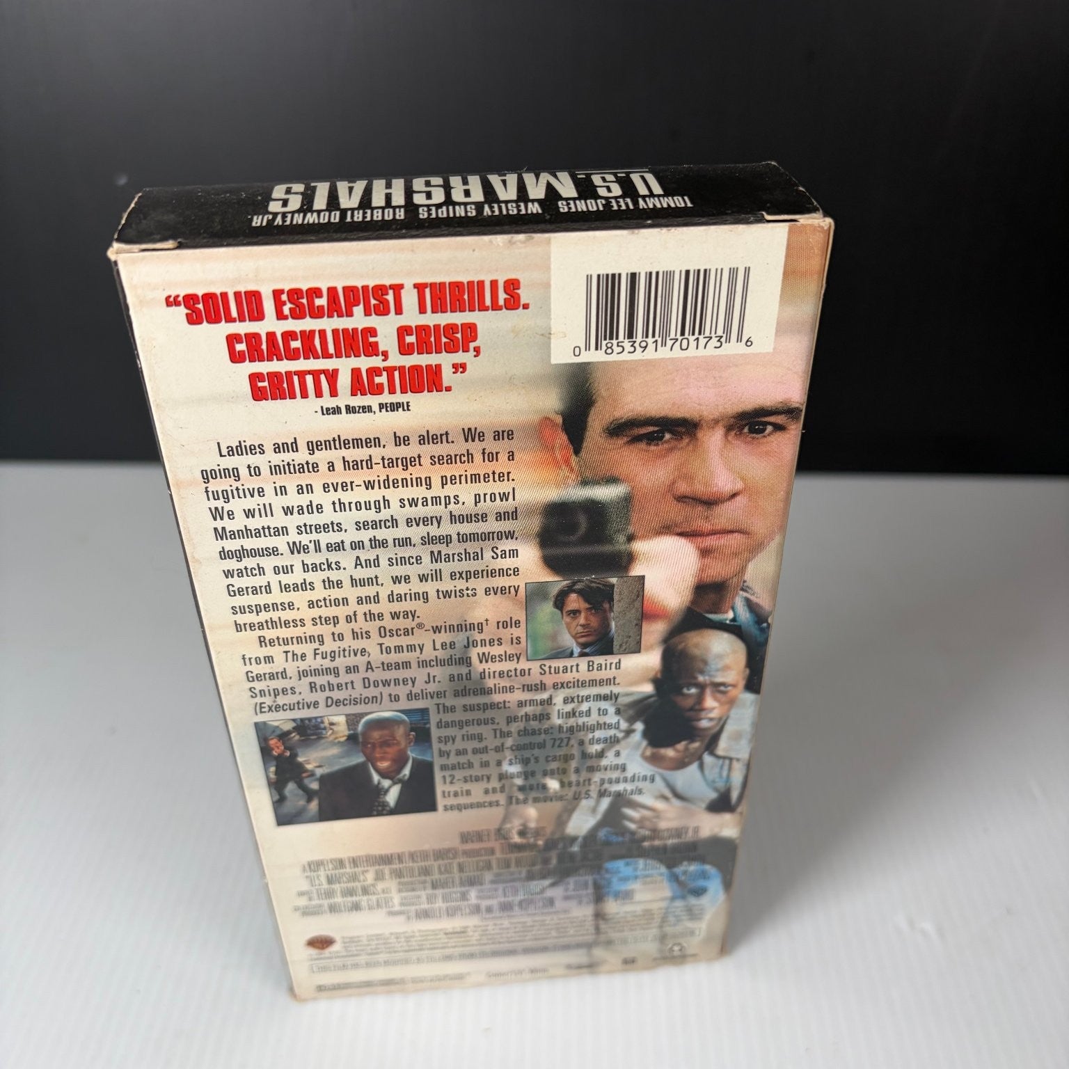 U.S. Marshals VHS 1998 Action Thriller Original Release Warner Bros