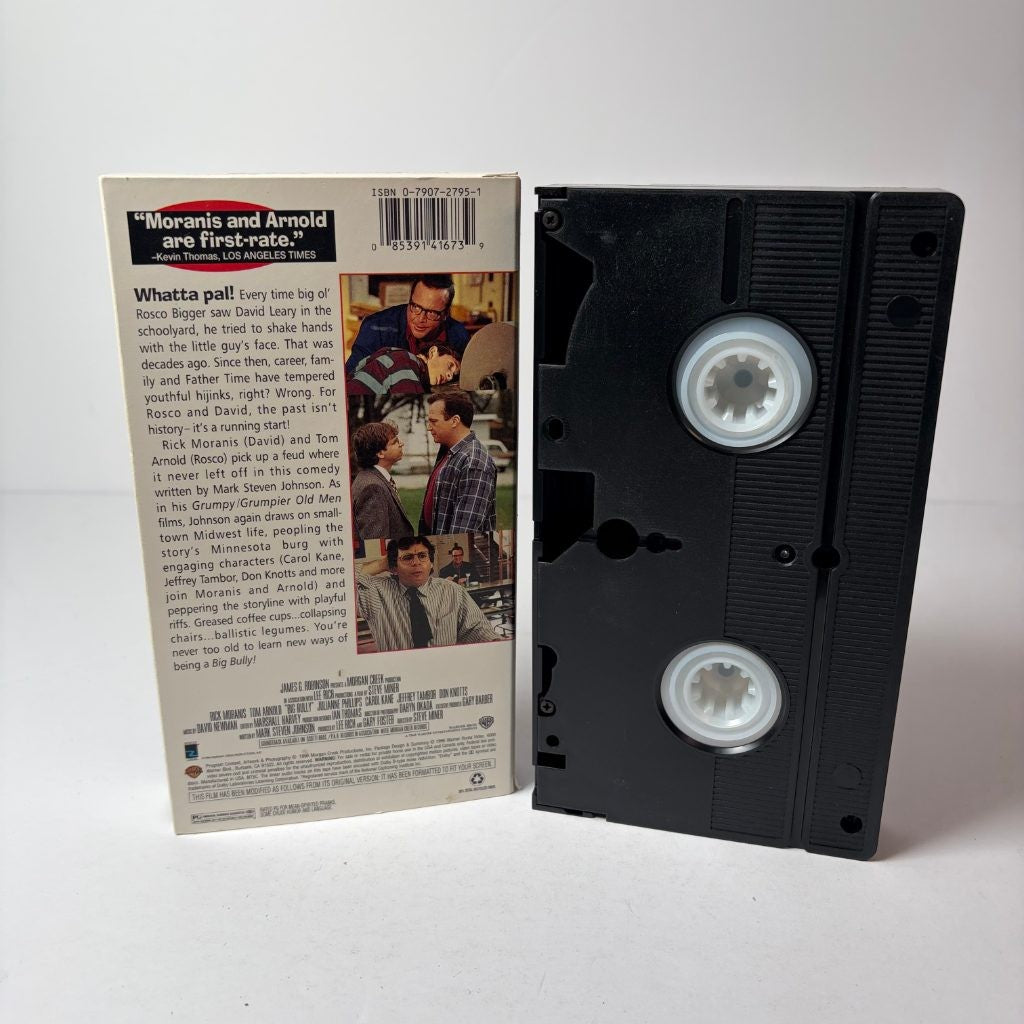 Big Bully VHS Rick Moranis Tom Arnold 1996 Comedy Warner Bros Don Knotts