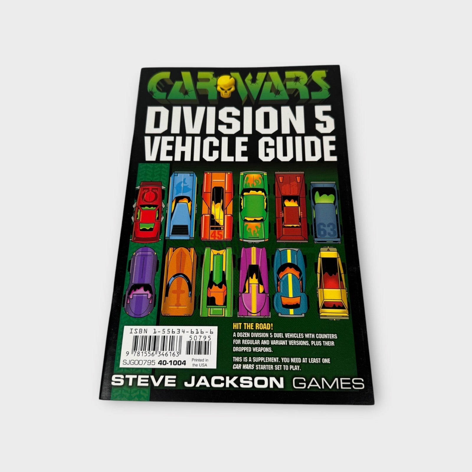 Car Wars: Division 5 Vehicle Guide by Steve Jackson Games Uncut RPG Supplement