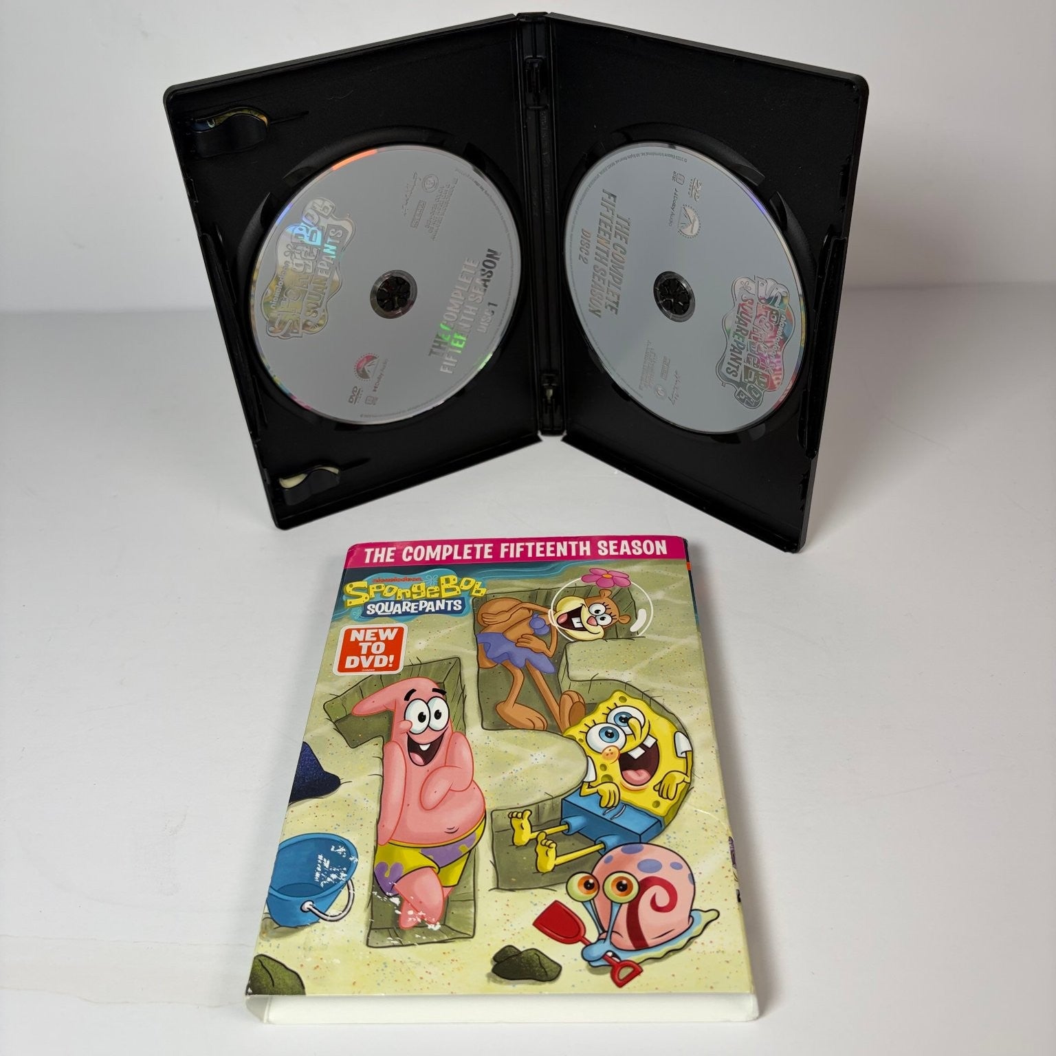 SpongeBob SquarePants DVD 2023 Complete Fifteenth Season 2-Disc Set Animated Fun