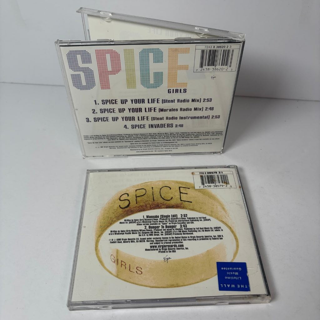 Spice Girls CD Single Lot x4 Wannabe Say You'll Be There Spice Up Your Life