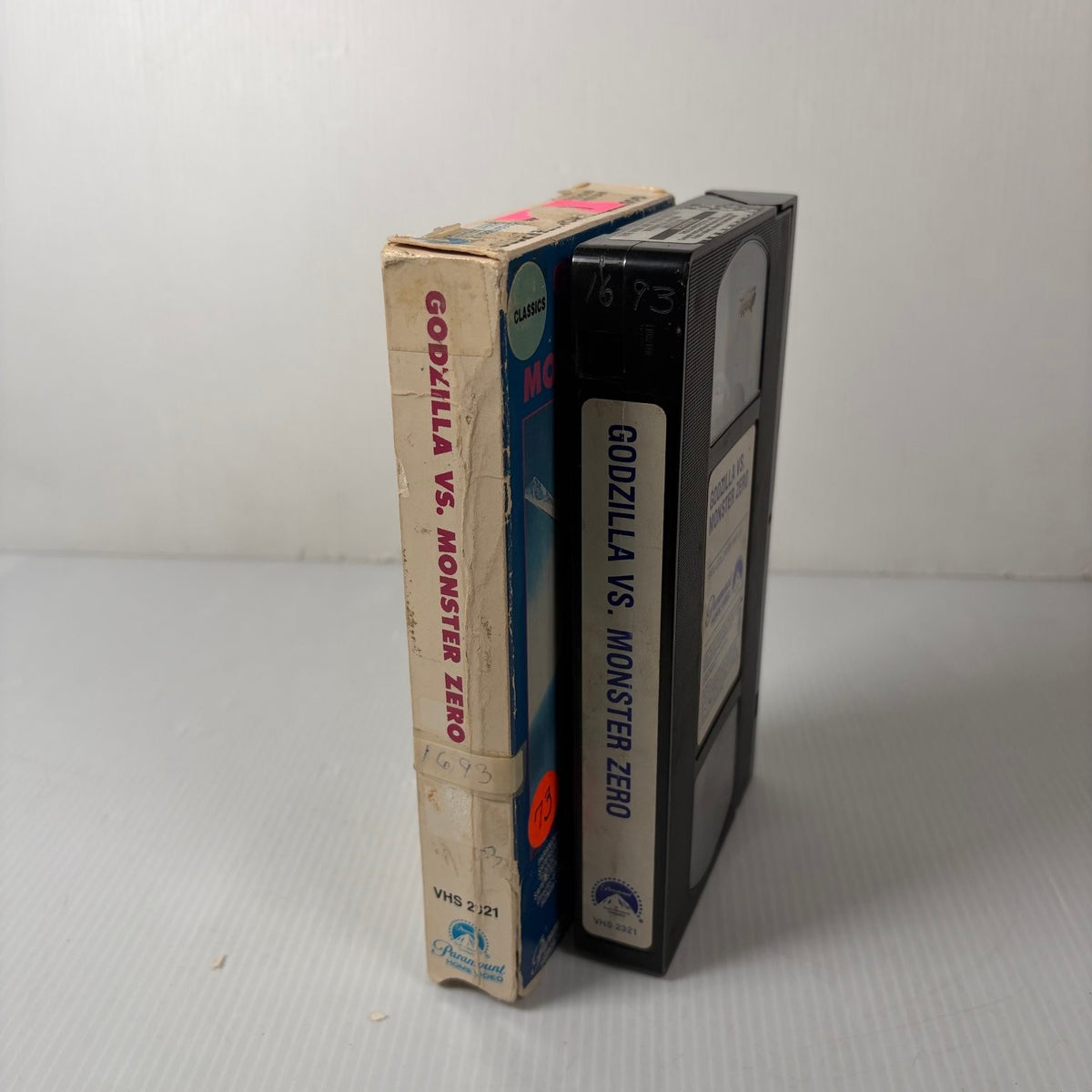 Godzilla vs. Monster Zero VHS 1970 Sci-Fi Horror Classics Paramount