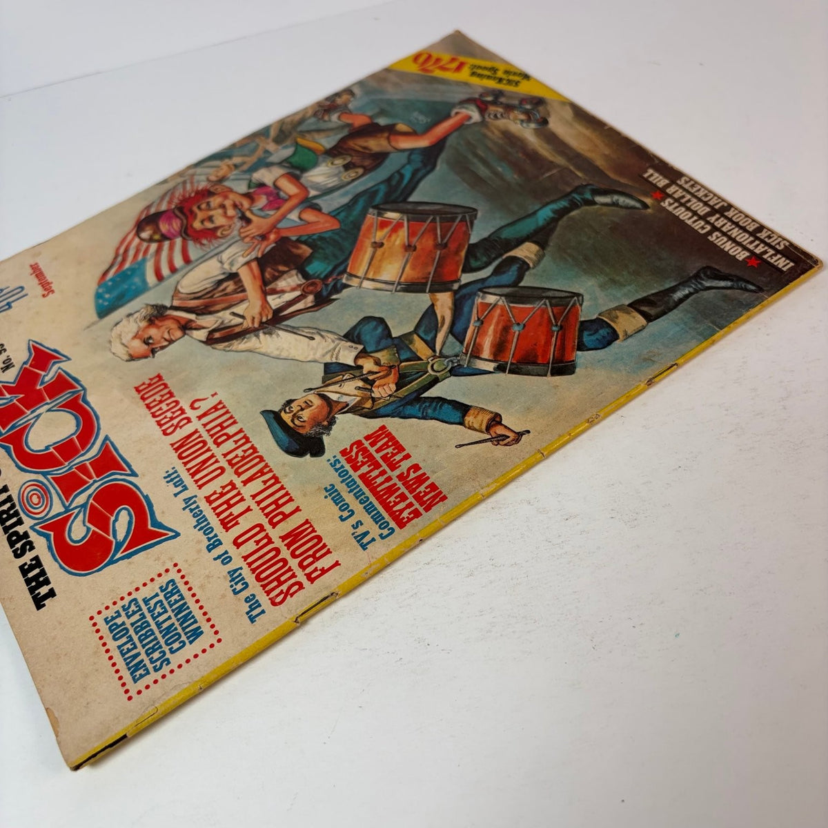 Sick Magazine September 1973 Revolutionary War Bicentennial Humor Satire