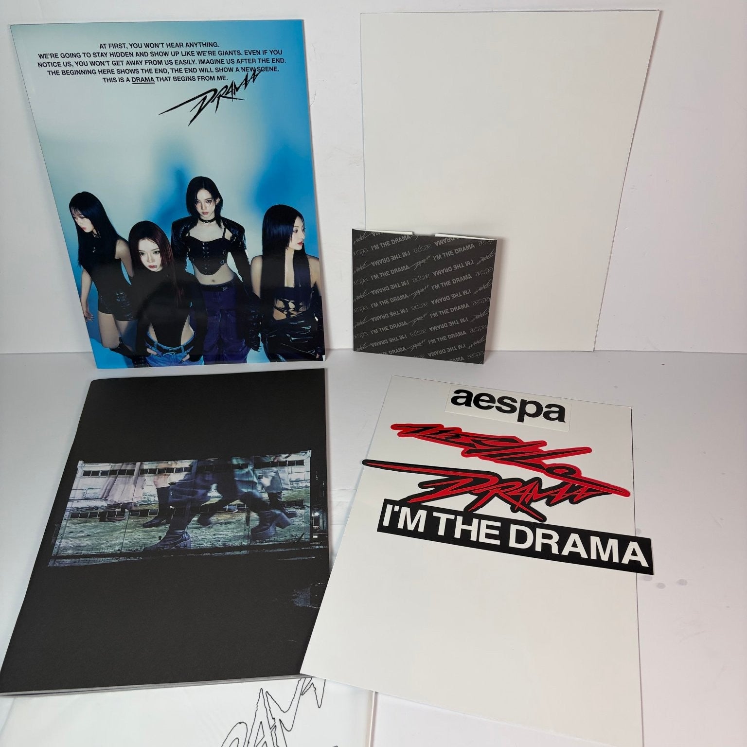 aespa - Drama The 4th Mini Album CD Photobook w/ Posters K-Pop Official SM
