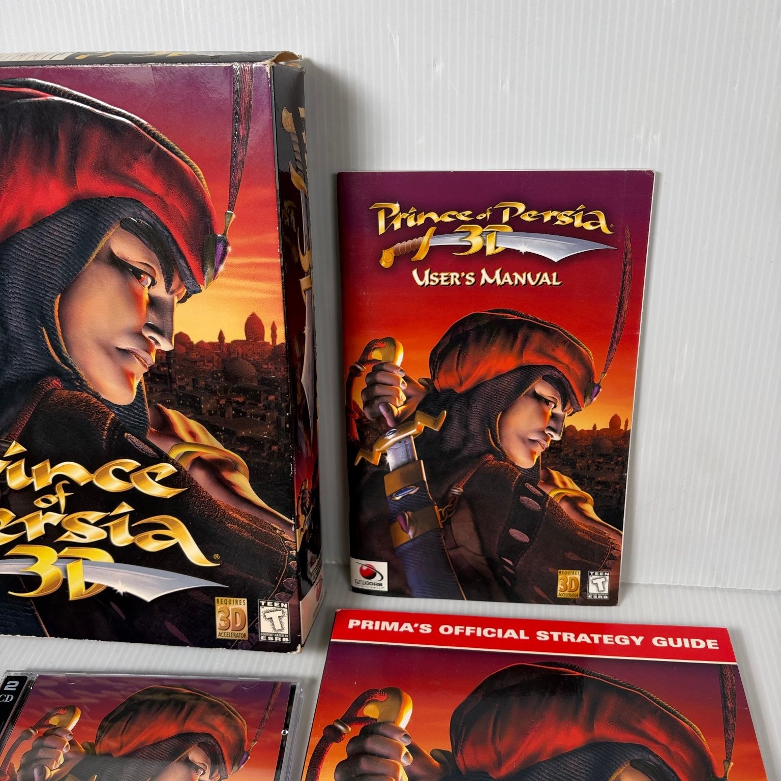 Prince of Persia 3D Windows 95/98 Big Box PC Game Complete with Strategy Guide