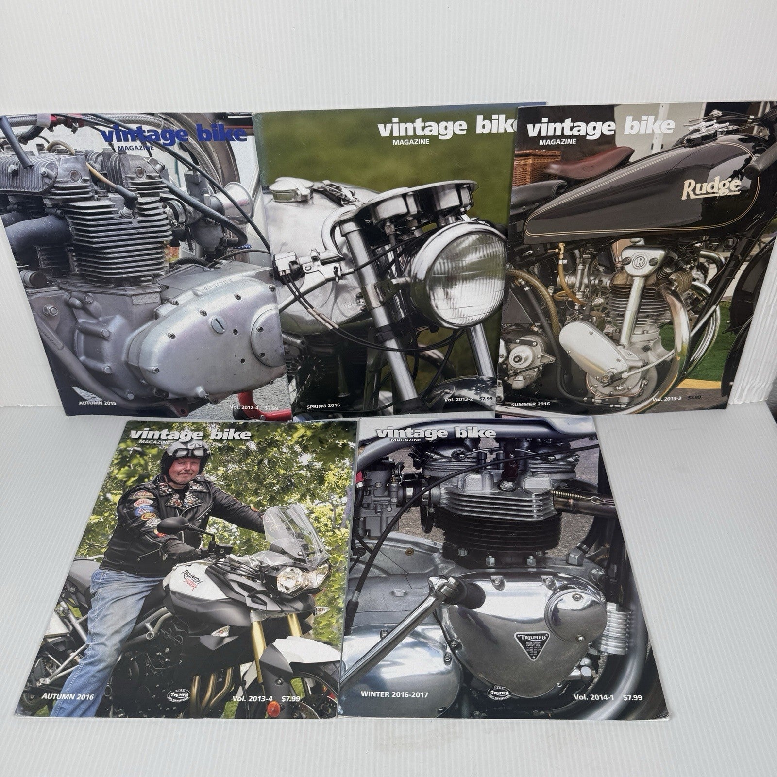 Vintage Bike Motorcycle Magazine Triumph Intl Owners Club Lot Of 41, 1993-2015