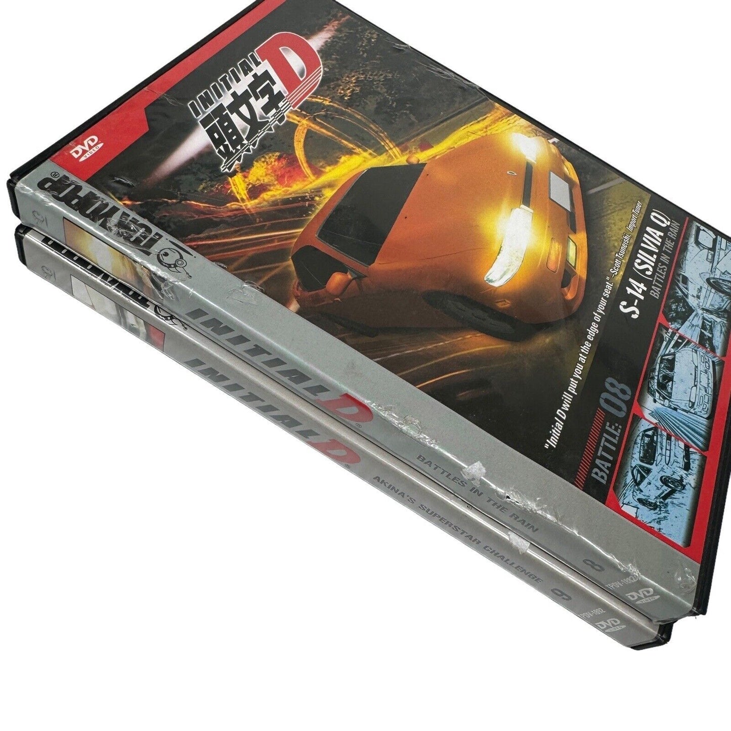Initial D Racing Anime Volumes 8-14 (DVD) - Cards And Inserts Included