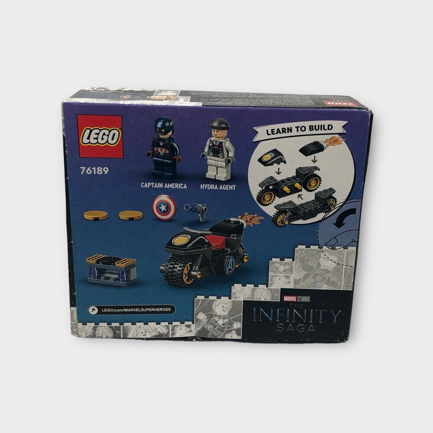 Lego Super Heroes Infinity Saga Captain America and Hydra Face-Off Set 76189