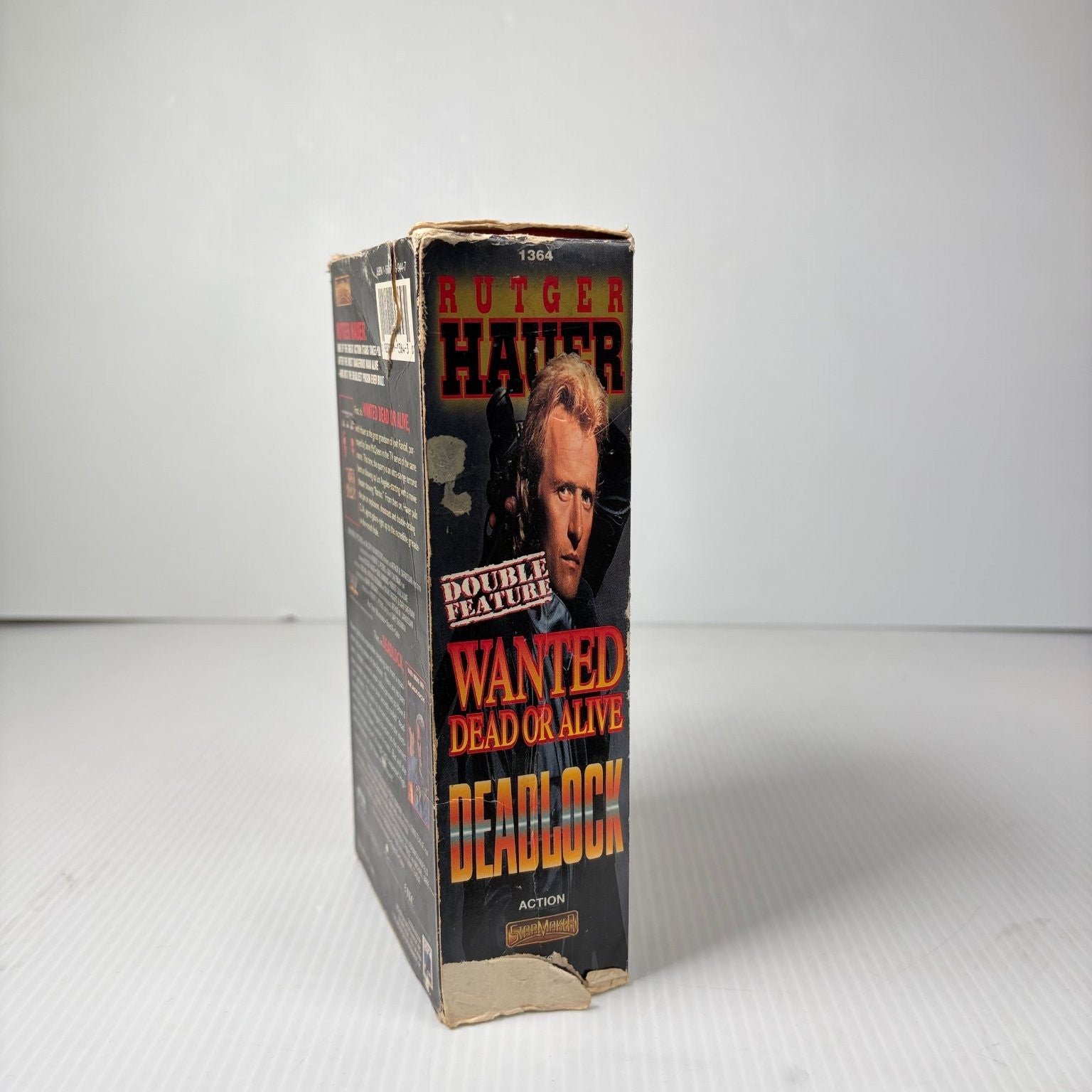 Rutger Hauer Double Feature VHS Wanted Dead or Alive Deadlock 1999 Action