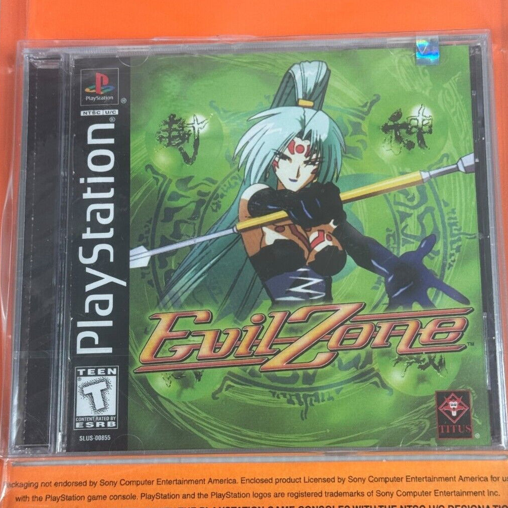 Evil Zone Sony PlayStation 1 1999 Factory Sealed in Blister Pack From KB Toys