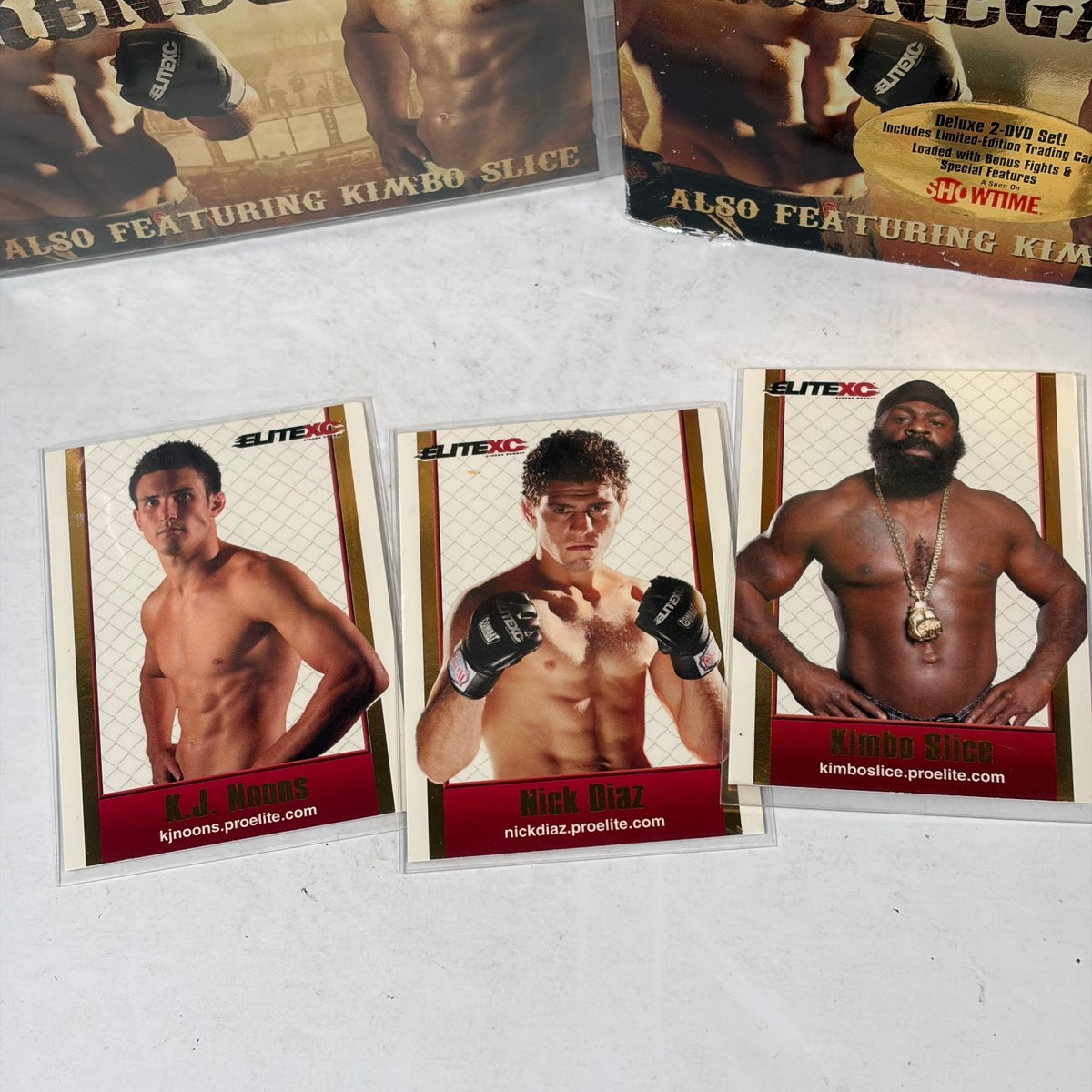 Pro Elite XC Renegade DVD Set w/ Collector Cards Kimbo Slice & Nick Diaz Rookie