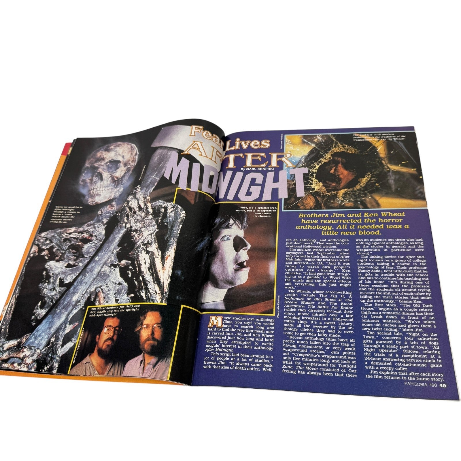 Fangoria #90 Horror Magazine Mar 1990 w/ Poster Cover, Nightbreed, Frankenhooker