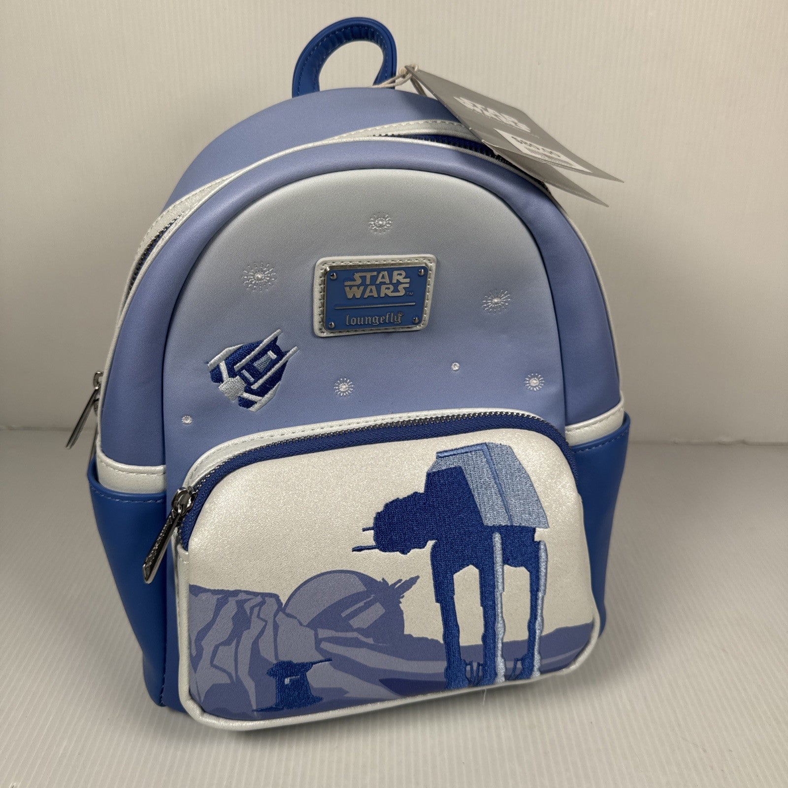 2025 Disney Parks Loungefly Star Wars Hoth Echo Base AT-AT Mini Backpack NWT