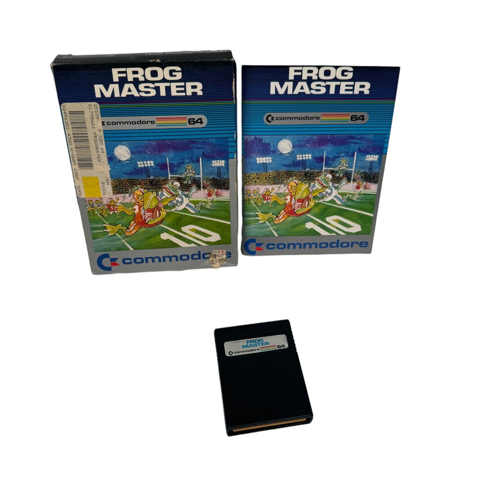 Frog Master Commodore 64 Cartridge Game Complete in Box CIB 1983