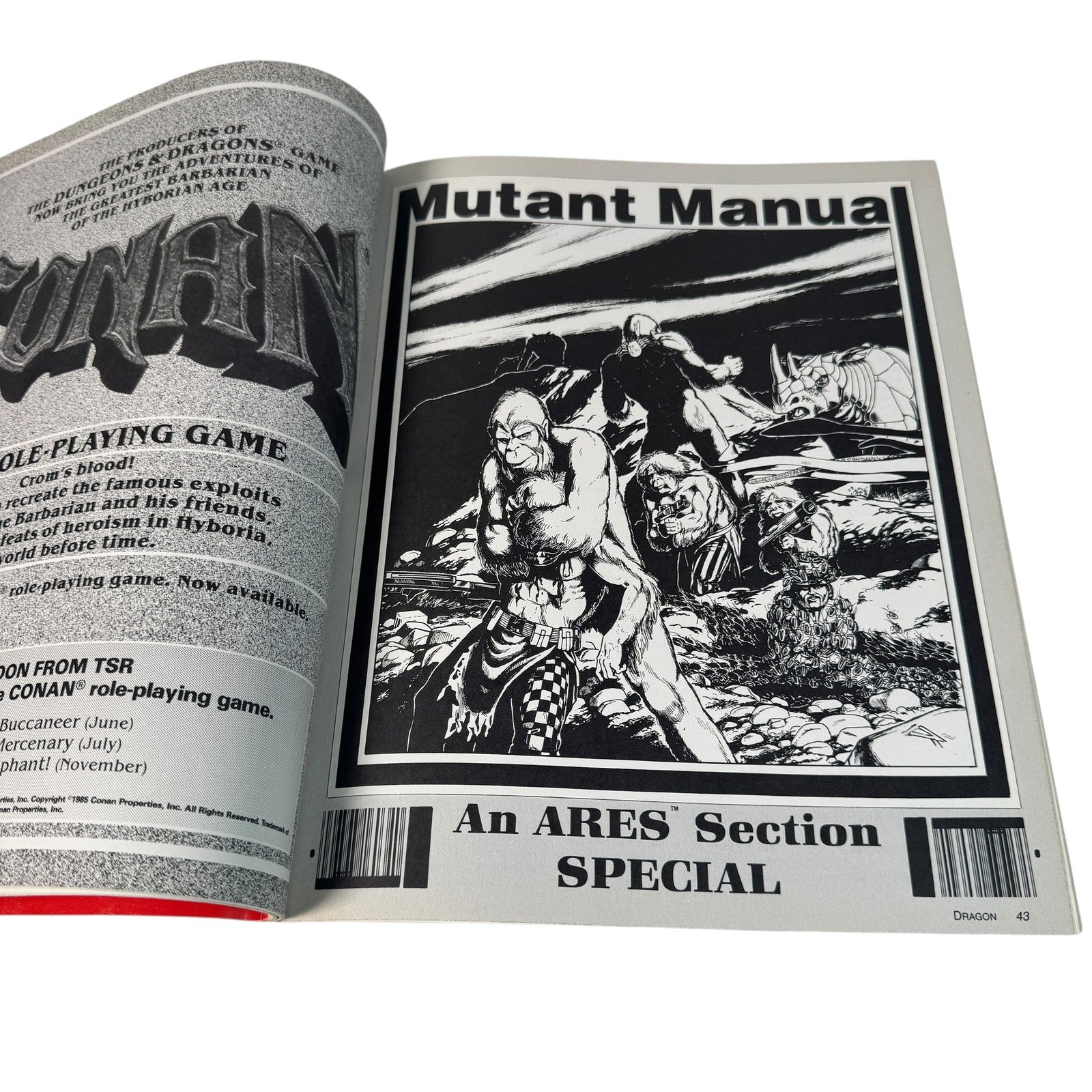 Vintage Dragon Magazine Issue #98 1985 RPG Mutant Manual Space Master 9th Anni