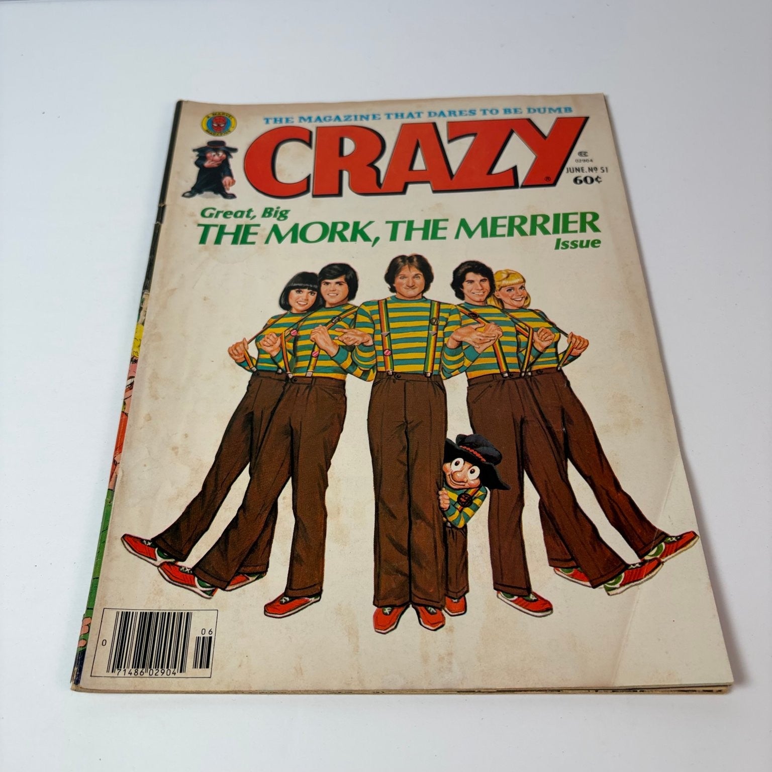 CRAZY June 1979 Mork The Merrier Magazine Humor Satire Mad