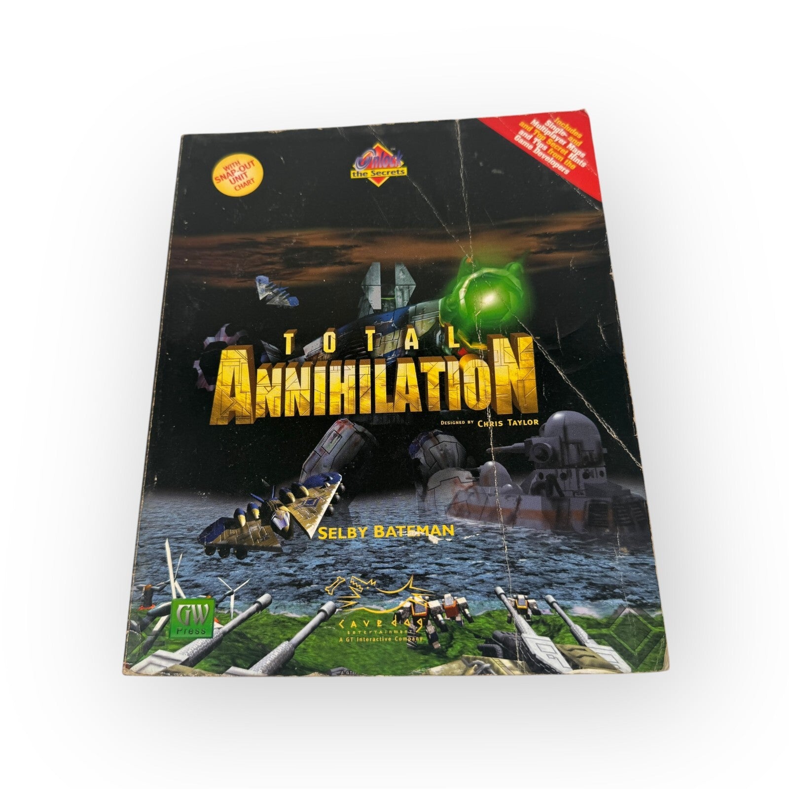 1997 GW Press Total Annihilation Computer PC Video Game Strategy Guide Book Only