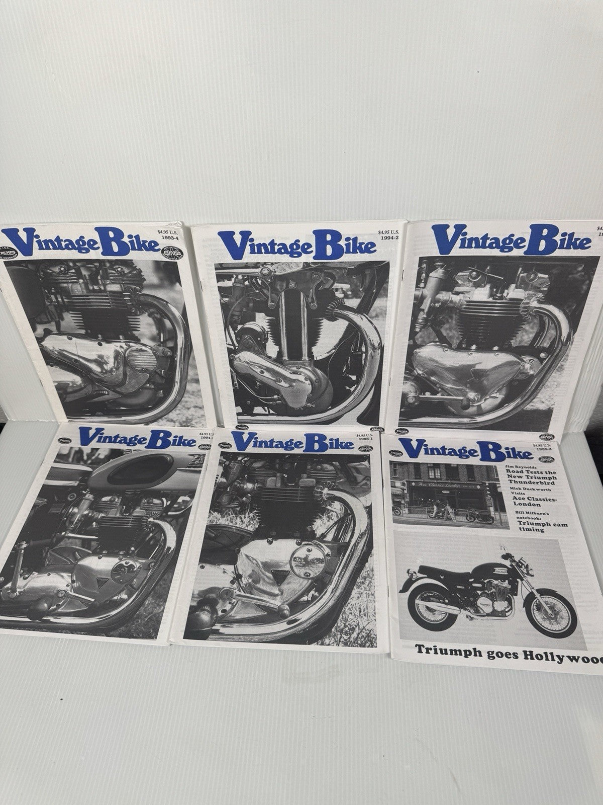 Vintage Bike Motorcycle Magazine Triumph Intl Owners Club Lot Of 41, 1993-2015