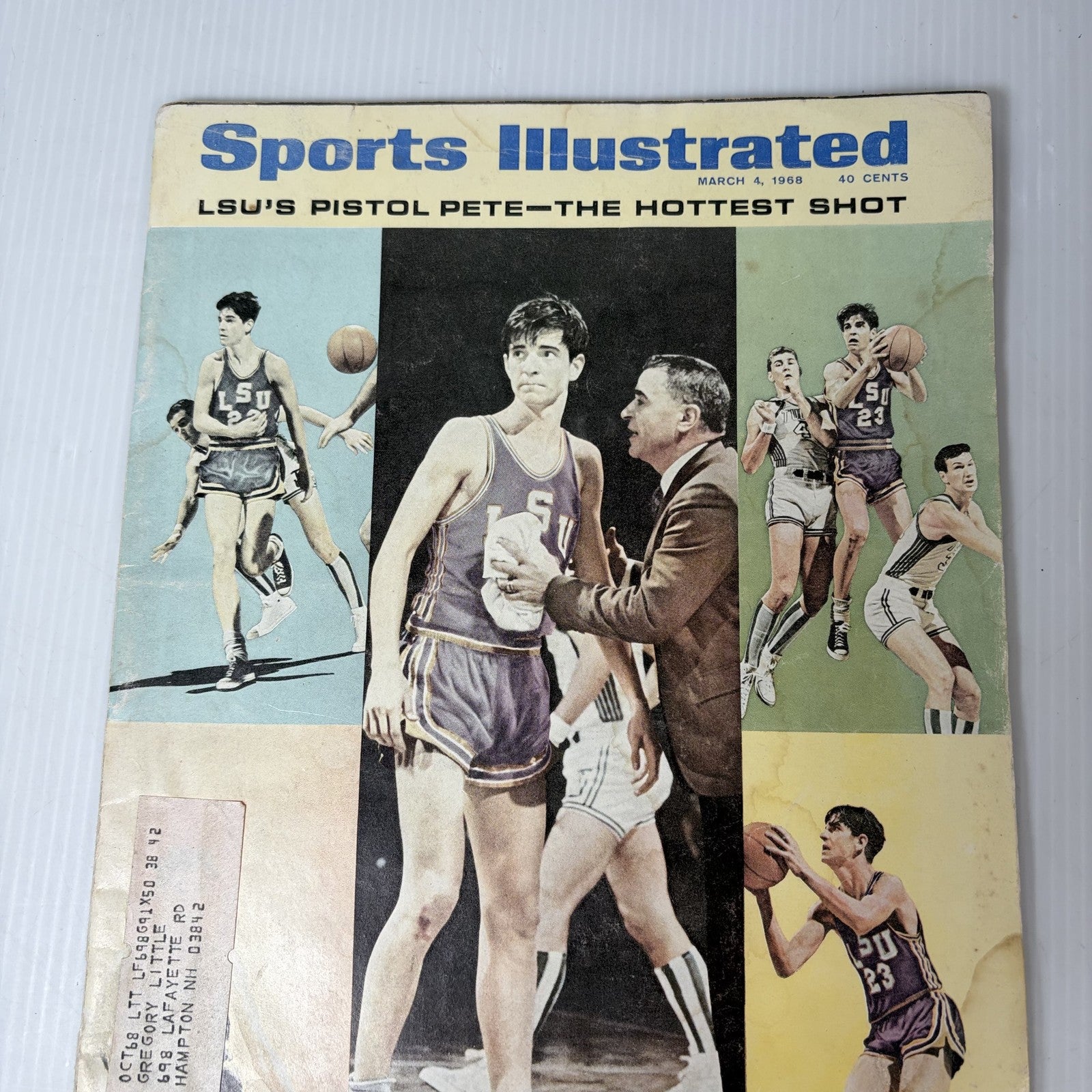Sports Illustrated Magazine March 4 1969 Pete Maravich "Pistol Pete" LSU