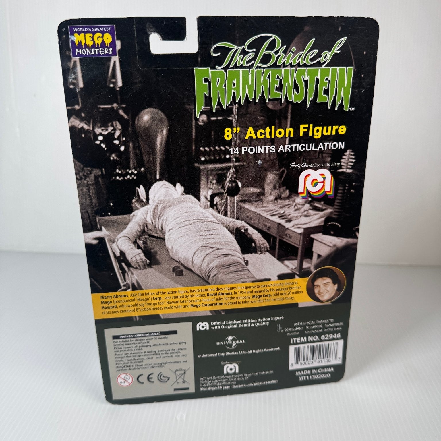 Mego Bride of Frankenstein 8" Action Figure 14 Points Articulation Horror