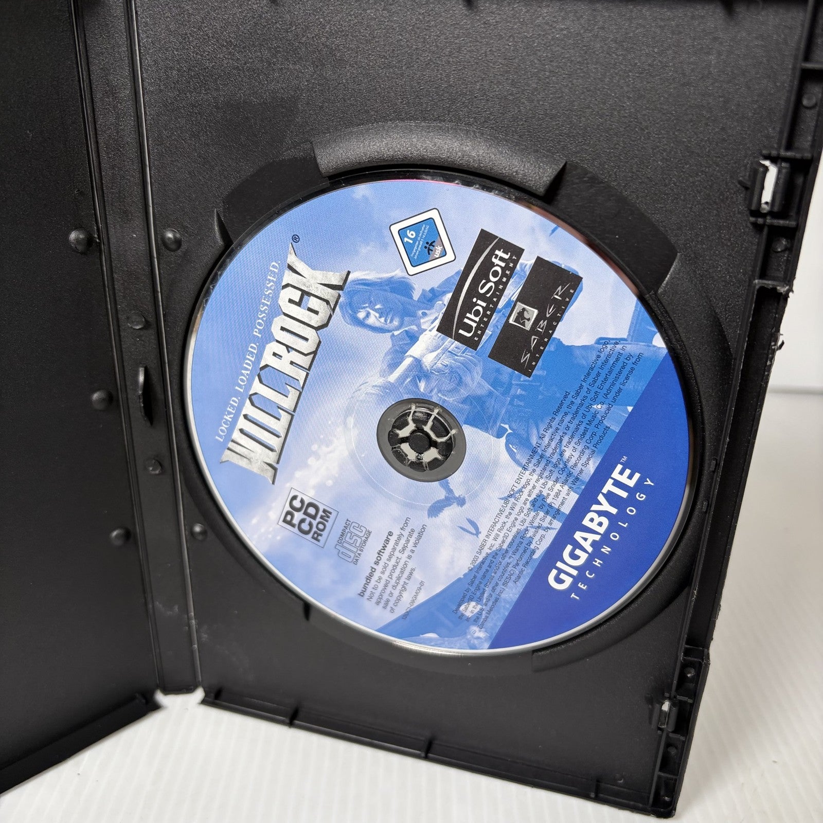 Will Rock PC CD ROM Video Game Ubisoft 2003 Disc Only First-Person Shooter