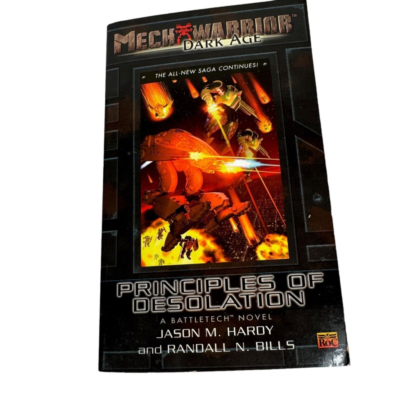 Mech Warrior Dark Age Principles of Desolation Battletech Novel First Printing