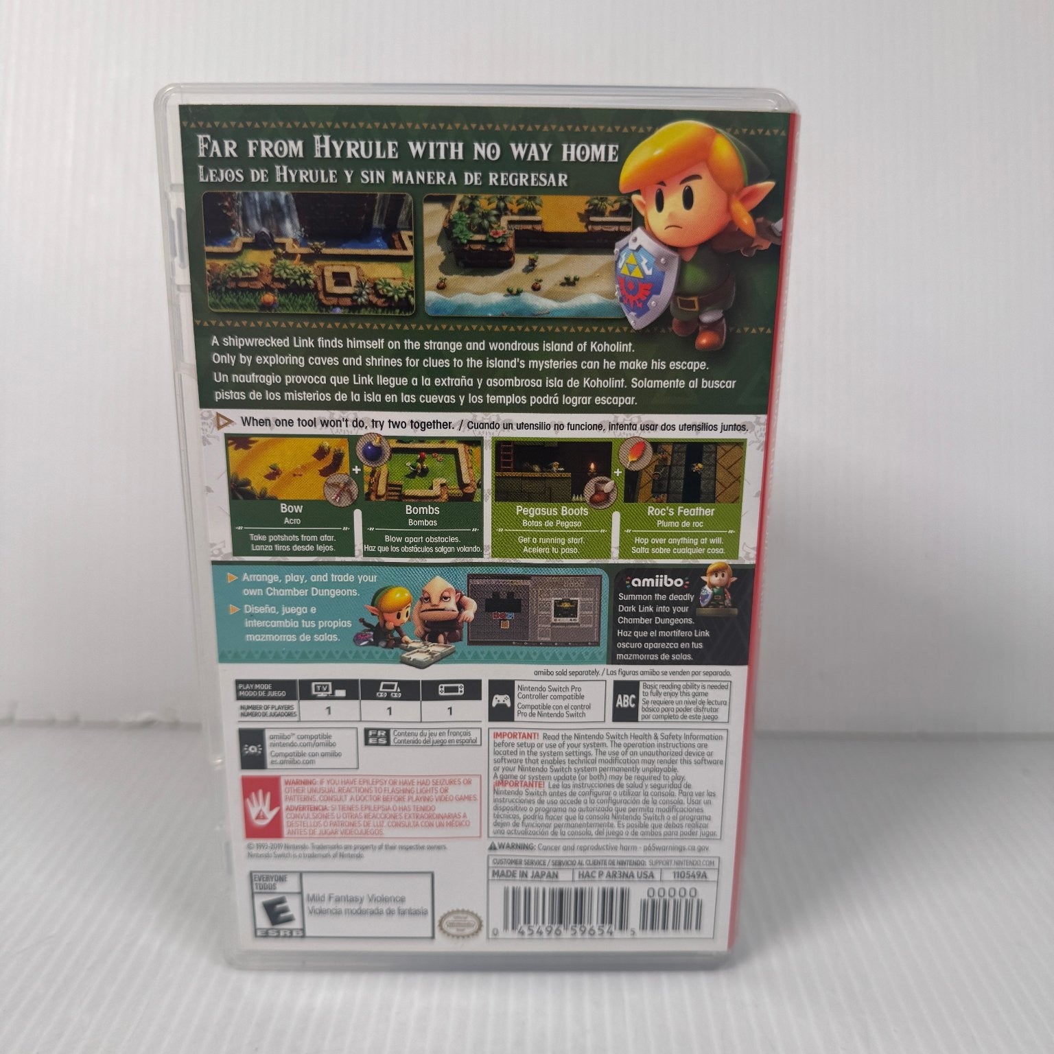The Legend of Zelda Link's Awakening Nintendo Switch Video Game