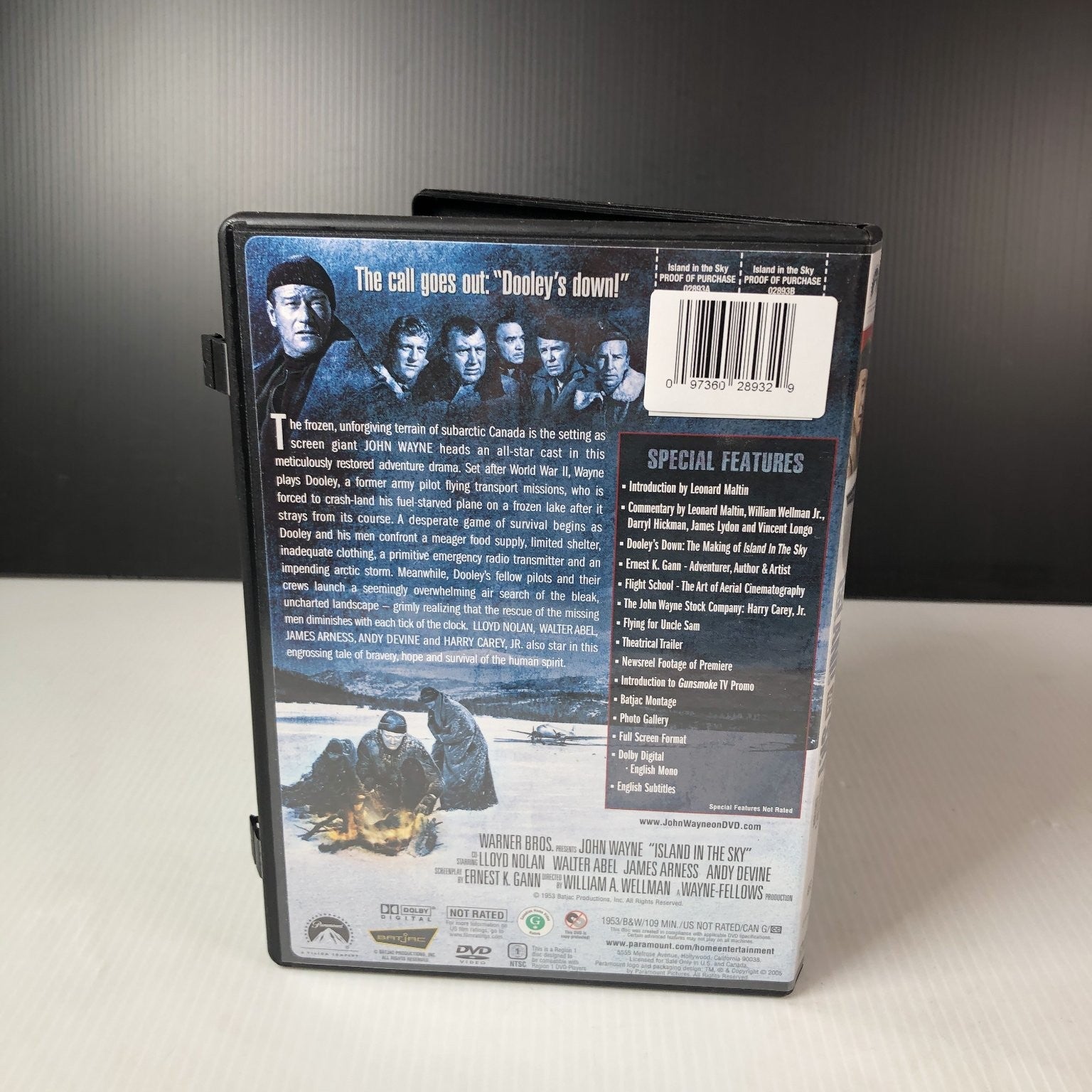 Island in the Sky DVD 1953 Special Collector's Edition John Wayne